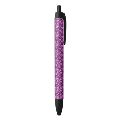 Purple Glitter Ball Point Pen