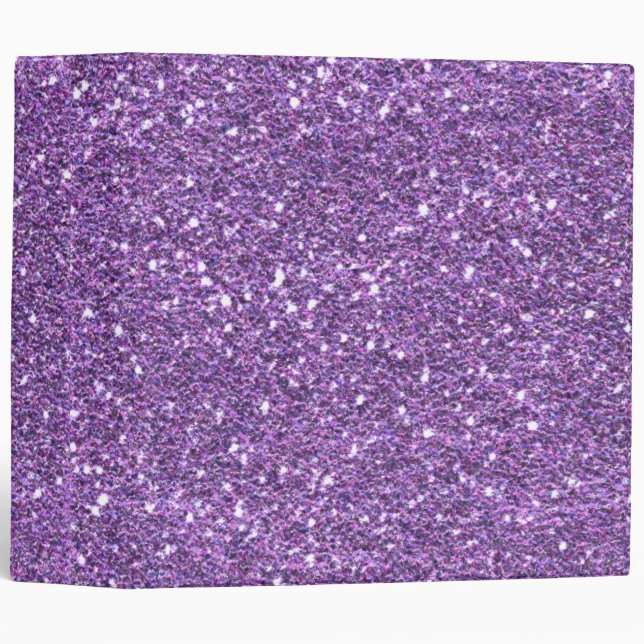 Purple Glitter Binder (Front/Spine)