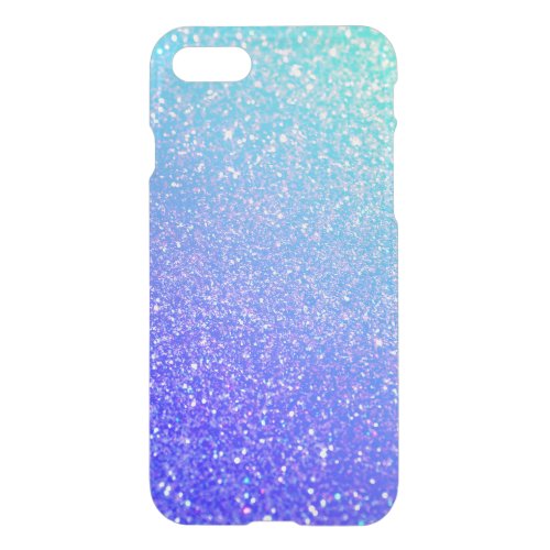 Purple Glitter Blue Ombre Uncommon iPhone 87 Case