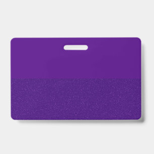 Purple Glitter Bottom Half Badge – Customizable