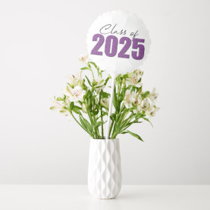 Purple Glitter Class of 2025 Balloon