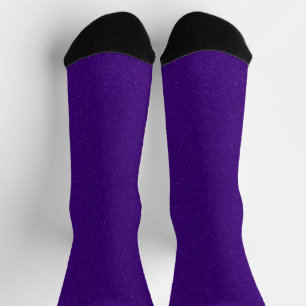 Purple Glitter Crew Socks for Men – Customizable