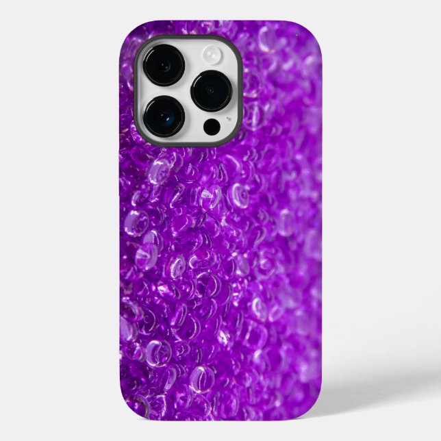 Purple glitter crystals Case-Mate iPhone case (Back)
