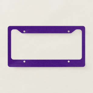 Purple Glitter Custom License Plate Frame
