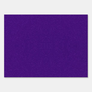 Purple Glitter Custom Yard Sign