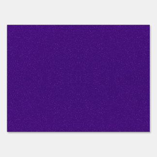 Purple Glitter Custom Yard Sign