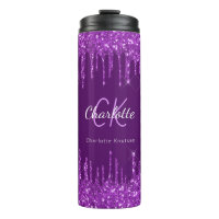 8 Oz Personalized Stainless Steel Baby Bottle-glitter Dripped Rainbow 