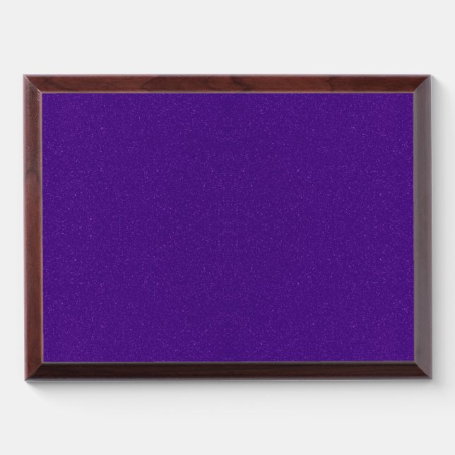 Purple Glitter-Effect Award Plaque – Customizable (Horizontal)