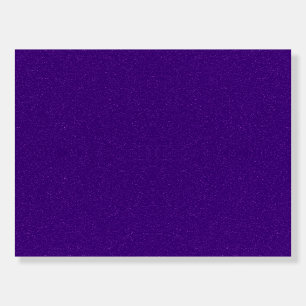 Purple Glitter Foam Board Sign – Customizable