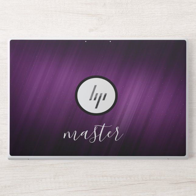 purple glitter HP EliteBook 850  HP Laptop Skin (Front)
