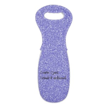 Purple Glitter I Made It Awkward Wine Tote by Superstarbing at Zazzle
