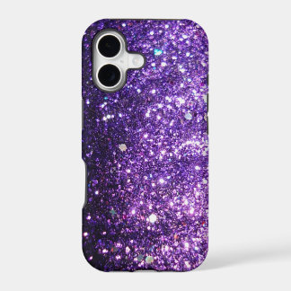 Purple Glitter look iPhone 17 Case