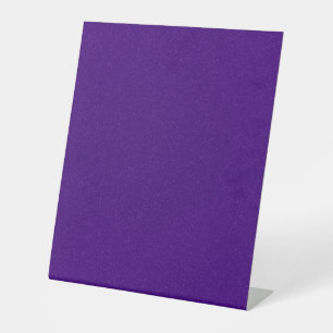 Purple Glitter Noise Pedestal Sign – Customizable