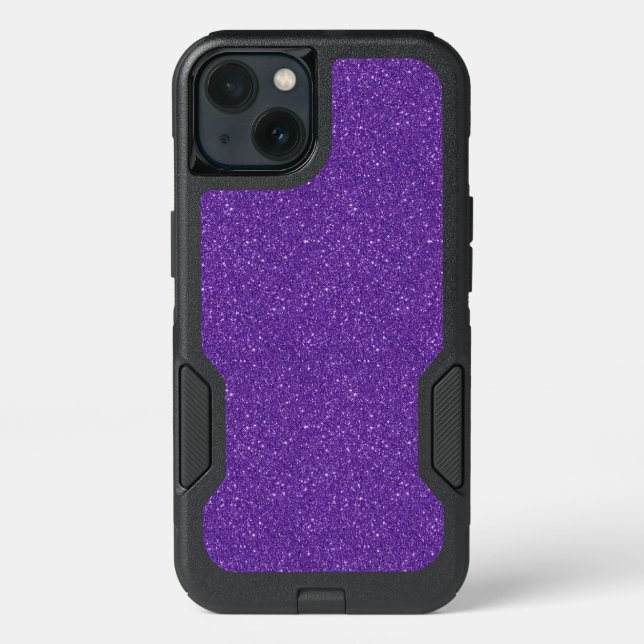 Purple Glitter OtterBox Phone Case (Back)