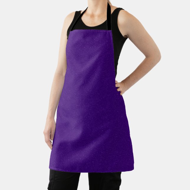 Purple Glitter Pattern Cooking Apron – Customize (Insitu)