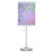 Purple Glitter Personalized Girl's Table Lamp
