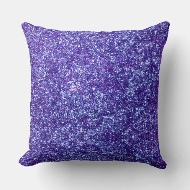 Purple glitter pillow (Front)