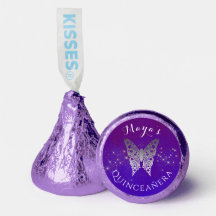 Purple Glitter Quinceanera Hershey®'s Kisses®