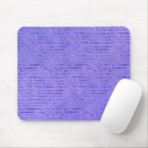 Purple Glitter Ribbon Mouse Pad