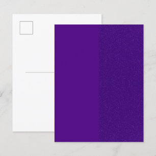 Purple Glitter RSVP Invitation Postcard - Custom