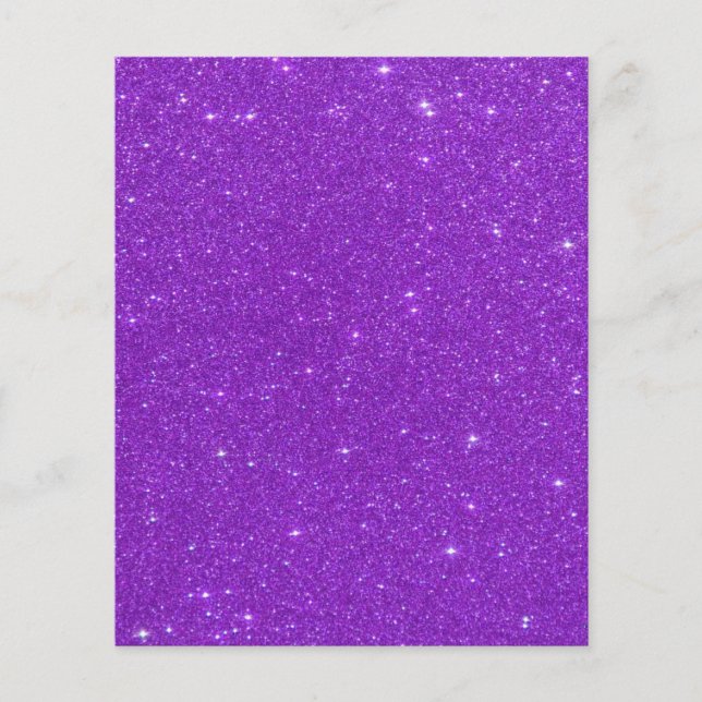 Purple glitter scrapbook background paper (Front)