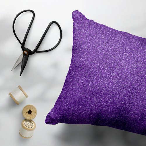 Purple Glitter Sparkle Glitter Background Accent Pillow