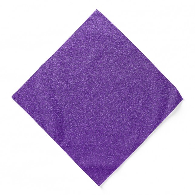 Purple Glitter, Sparkle, Glitter Background Bandana (Front)