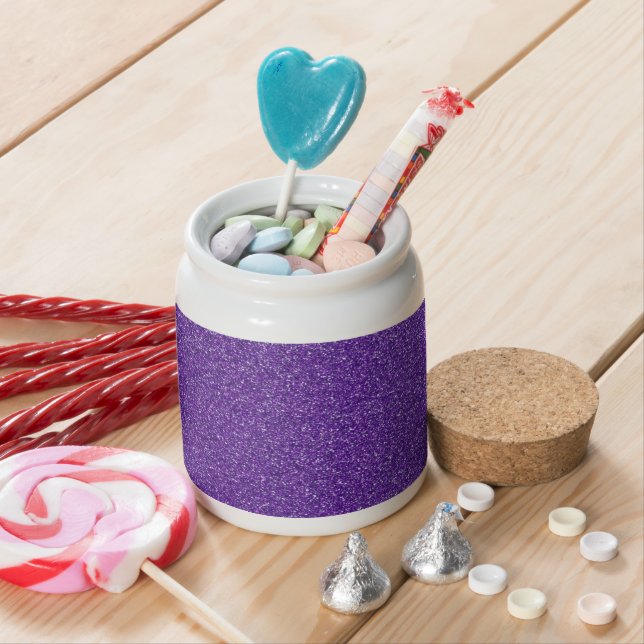 Purple Glitter, Sparkle, Glitter Background Candy Jar (In Situ)