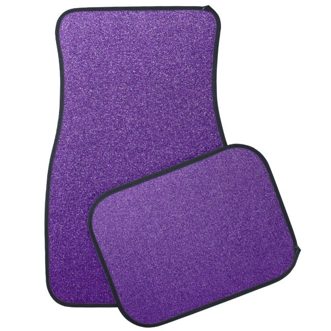Purple Glitter, Sparkle, Glitter Background Car Floor Mat (Set)
