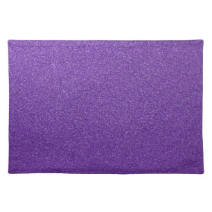 Purple Glitter, Sparkle, Glitter Background Cloth Placemat