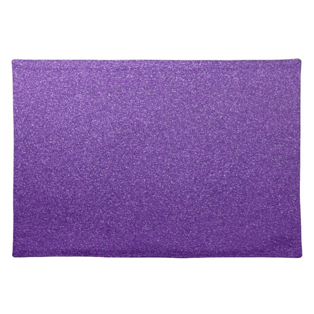 Purple Glitter, Sparkle, Glitter Background Cloth Placemat (Front)