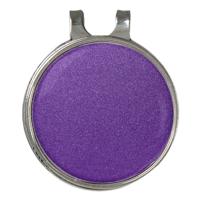 Purple Glitter, Sparkle, Glitter Background Golf Hat Clip (Front)