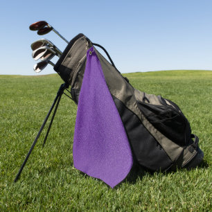 Purple Glitter, Sparkle, Glitter Background Golf Towel
