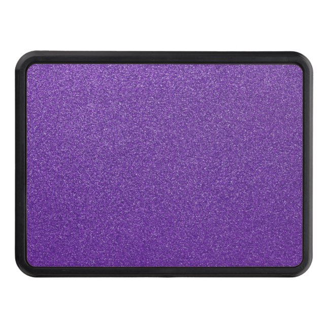 Purple Glitter, Sparkle, Glitter Background Hitch Cover (Front)
