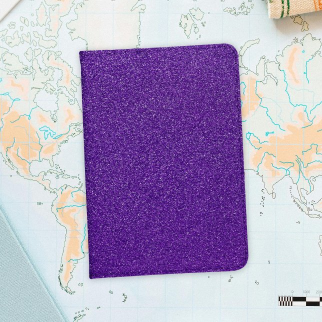 Purple Glitter, Sparkle, Glitter Background Passport Holder (Creator Uploaded)
