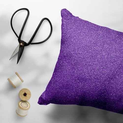 Purple Glitter Sparkle Glitter Background Pillow Case