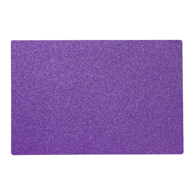 Purple Glitter, Sparkle, Glitter Background Placemat (Front)