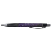 purple glitter sparkle glow shine happy pen (Bottom)