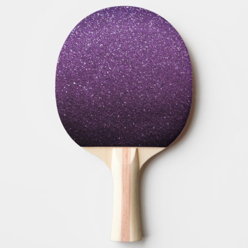 Purple Glitter Sparkles Ping Pong Queen Champion Ping Pong Paddle