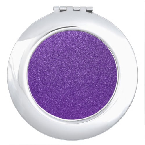 Purple Glitter Sparkly Glitter Background Compact Mirror