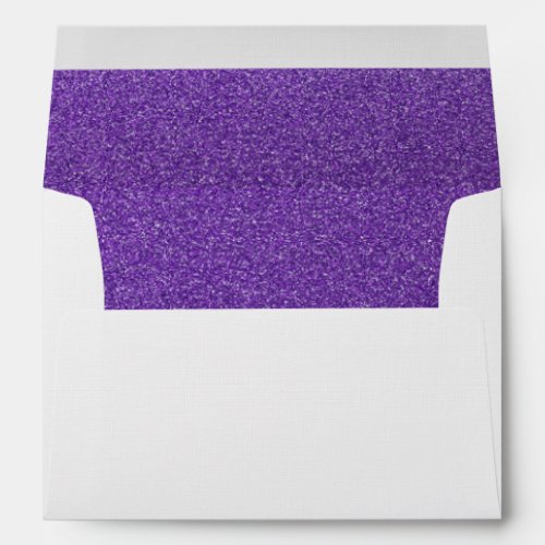Purple Glitter Sparkly Glitter Background Envelope