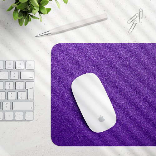 Purple Glitter Sparkly Glitter Background Mouse Pad
