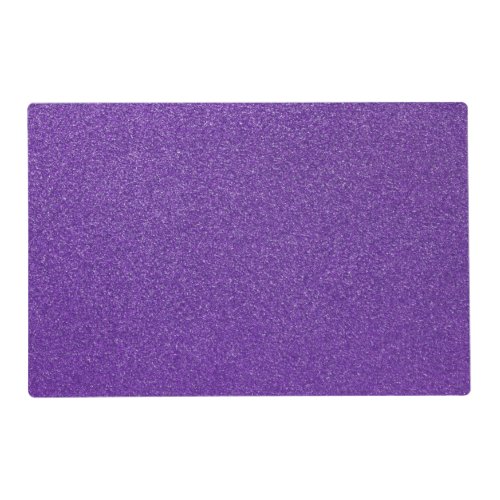 Purple Glitter Sparkly Glitter Background Placemat