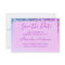 Purple Glitter Sweet 16 Save the Date
