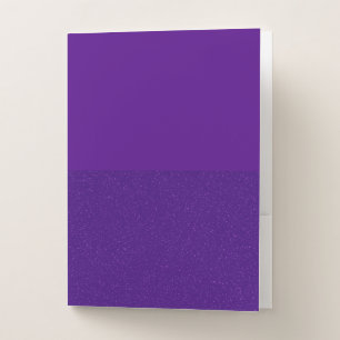 Purple Glitter Texture Pocket Folder – Customize