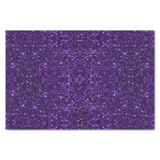 Purple Glitter Tissue Paper