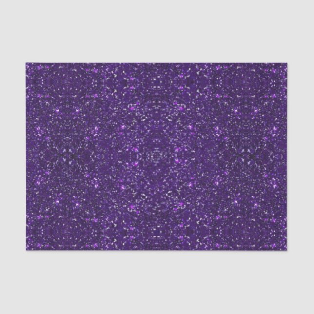 Purple Glitter Tissue Paper (Front)