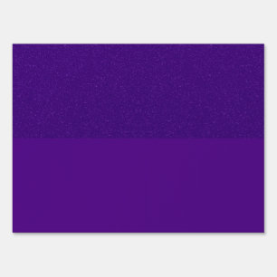 Purple Glitter‑Top Yard Sign – Customizable