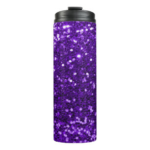 Purple Glitter Tumbers Thermal Tumbler