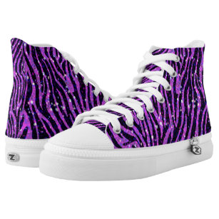purple sparkle tennis shoes